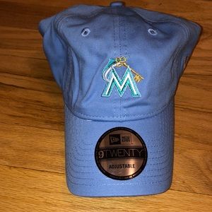 New era Miami Marlins blue SnapBack hat